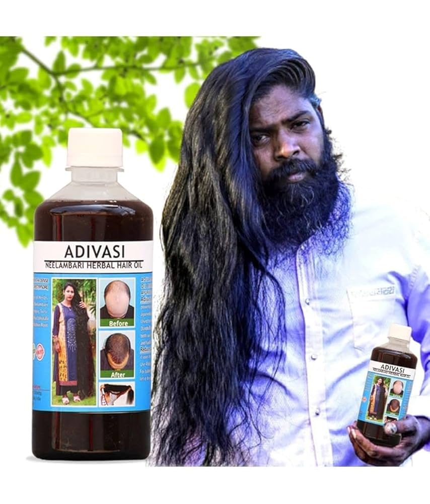 Adivasi Hair Oil Ayurvedic Herbal - زيت شعر أديفاسي بالأعشاب الأيورفيدية